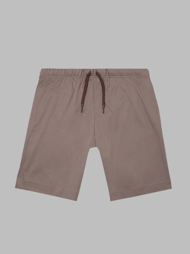 VALENZA INTERLOCK SUPIMA SPORTSHORT LEAD GREY