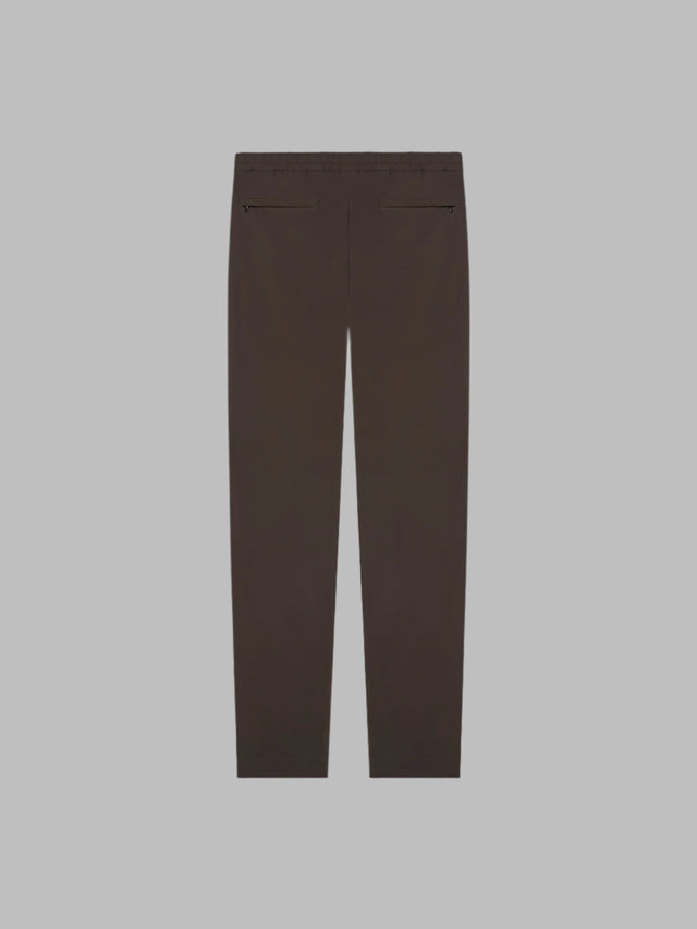 VALENZA TECH STRETCH TROUSER DARK BROWN