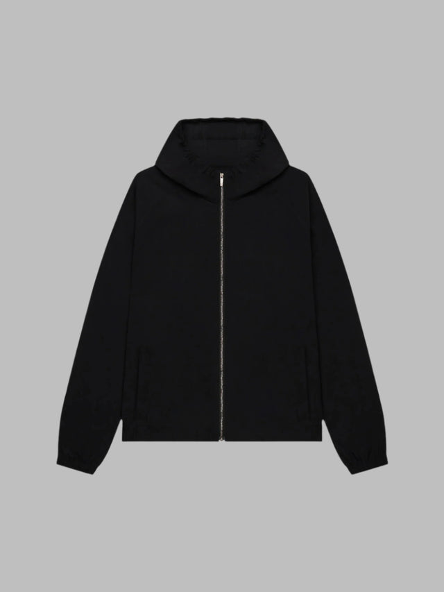 VALENZA TECH STRETCH HOODED BLOUSON BLACK