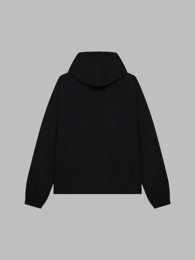 VALENZA TECH STRETCH HOODED BLOUSON BLACK