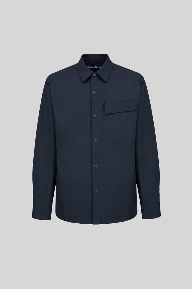 PEOPLE OF SHIBUYA MORIAKA OVERSHIRT NAVY