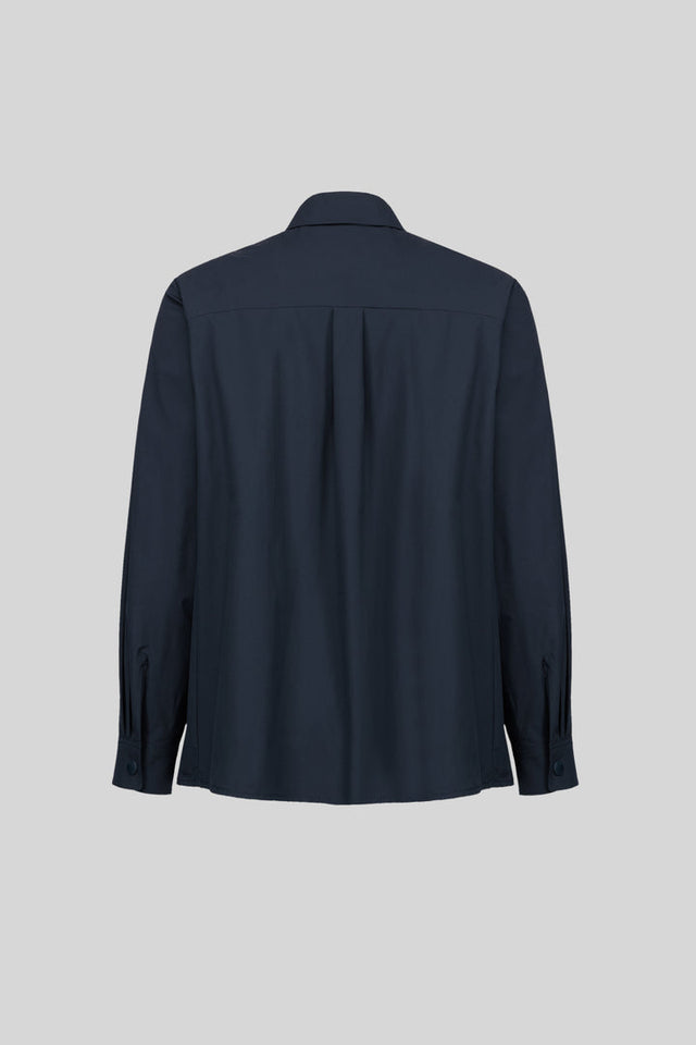 PEOPLE OF SHIBUYA MORIAKA OVERSHIRT NAVY