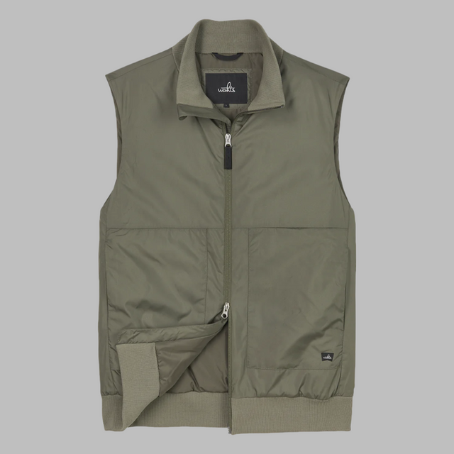 WAHTS TECH STRETCH VEST STEEL GREEN