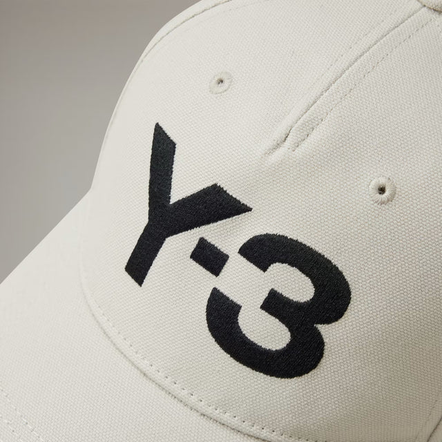 Y-3 LOGO CAP TALC