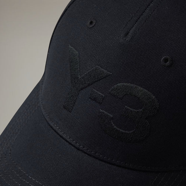 Y-3 LOGO CAP BLACK