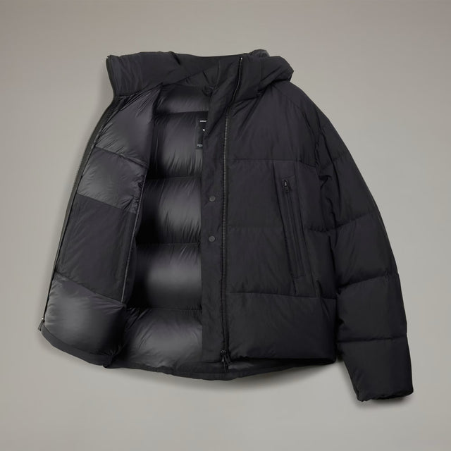 Y-3 PUFFER JACKET BLACK