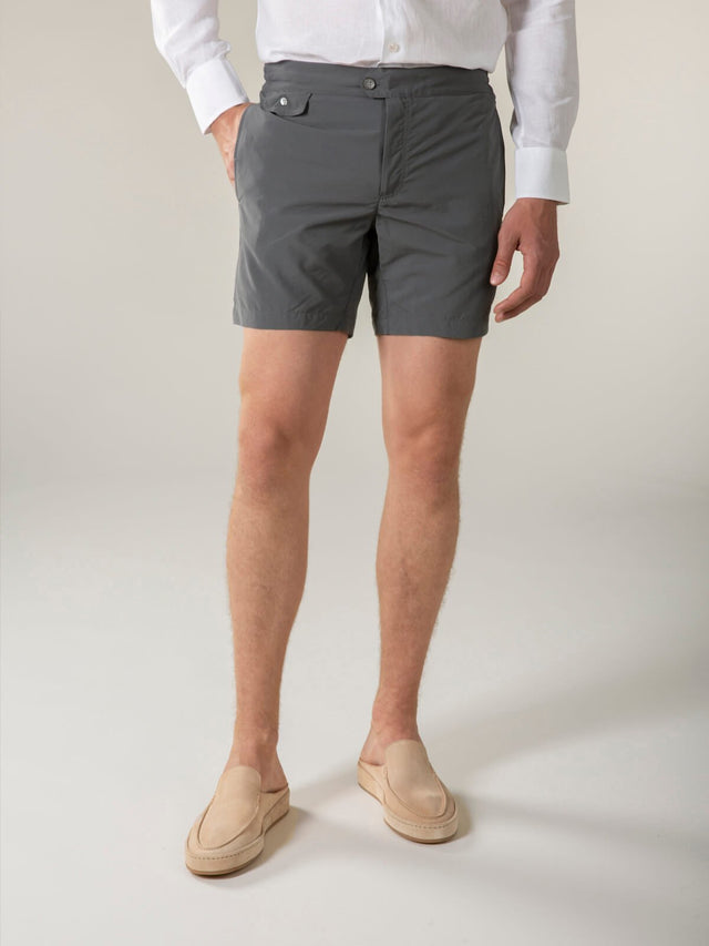 AURELIEN DARK GREY SWIMSHORT - Hombre Amsterdam