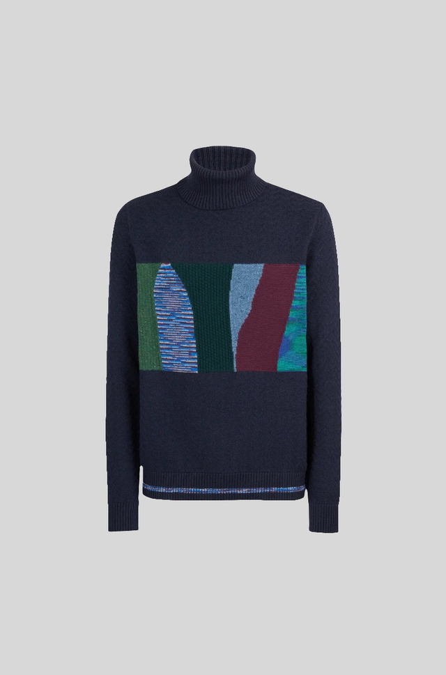 MISSONI MOCK- NECK PULLOVER