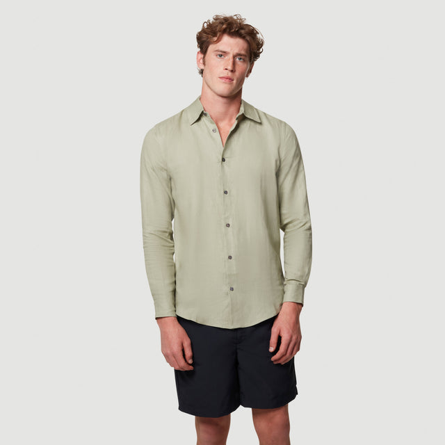 CHÉ STUDIOS LINEN LONG SLEEVE SHIRT - Hombre Amsterdam