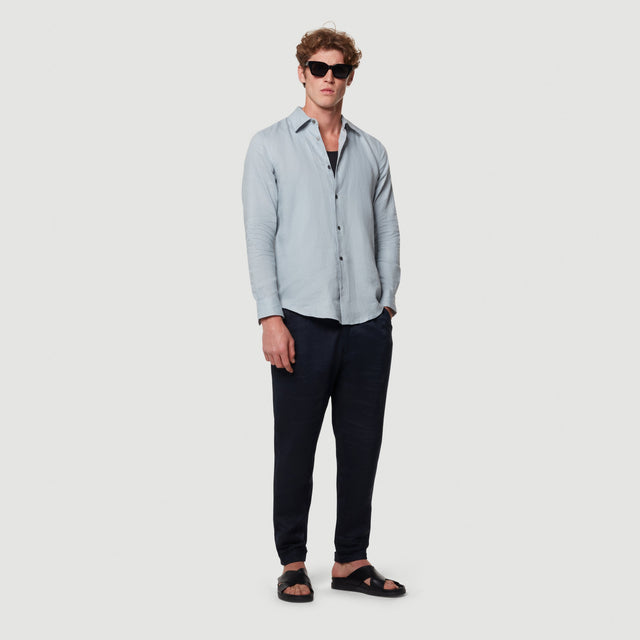 CHÉ STUDIOS LINEN TROUSER NAVY - Hombre Amsterdam