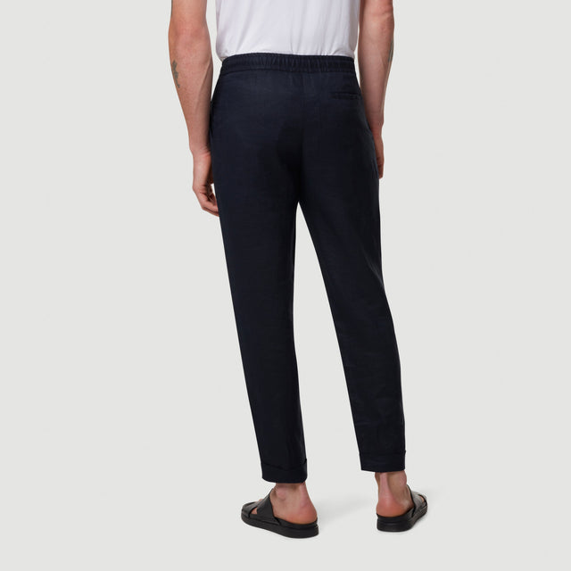 CHÉ STUDIOS LINEN TROUSER NAVY - Hombre Amsterdam