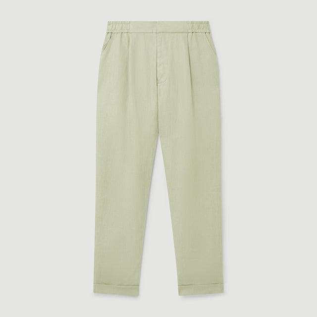 CHÉ STUDIOS LINEN TROUSER SAGE - Hombre Amsterdam