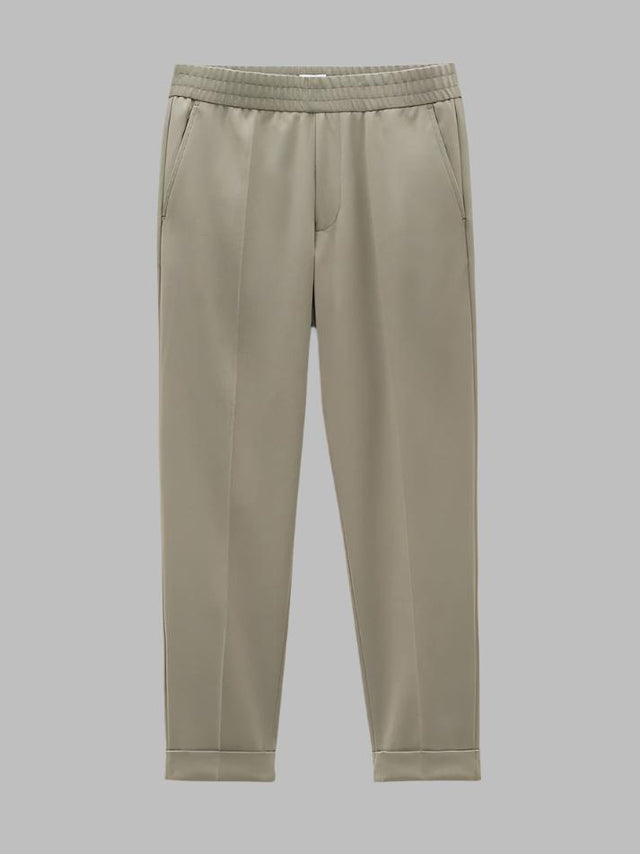 FILIPPA K TERRY WOOL TROUSERS KHAKI GREEN - Hombre Amsterdam