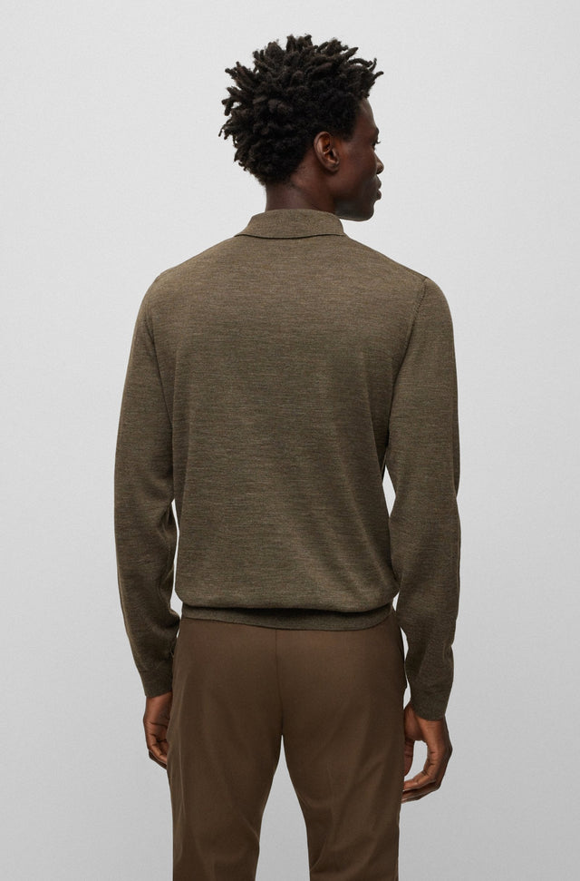 HUGO BOSS WOOL SWEAT GREEN - Hombre Amsterdam