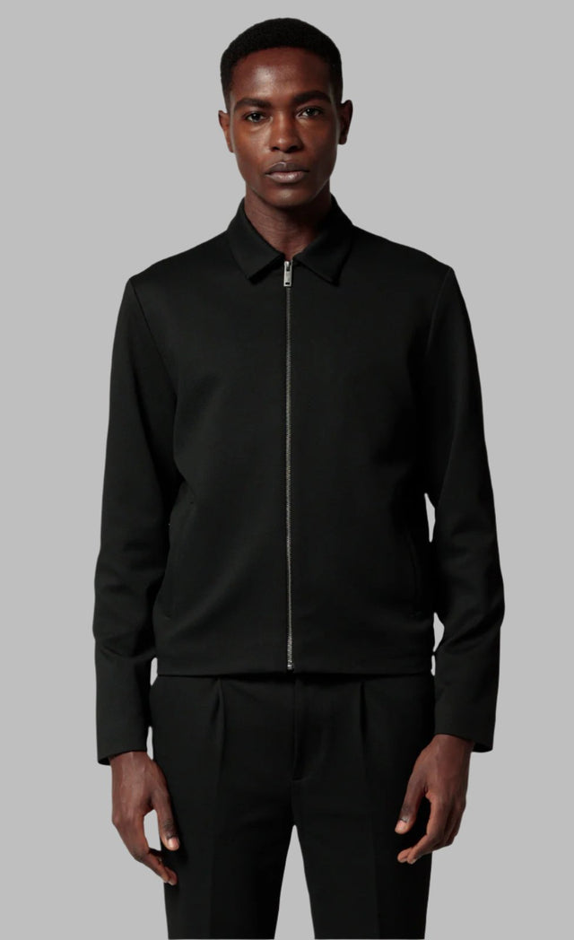 KIEFERMANN JERSEY JACKET BLACK - Hombre Amsterdam