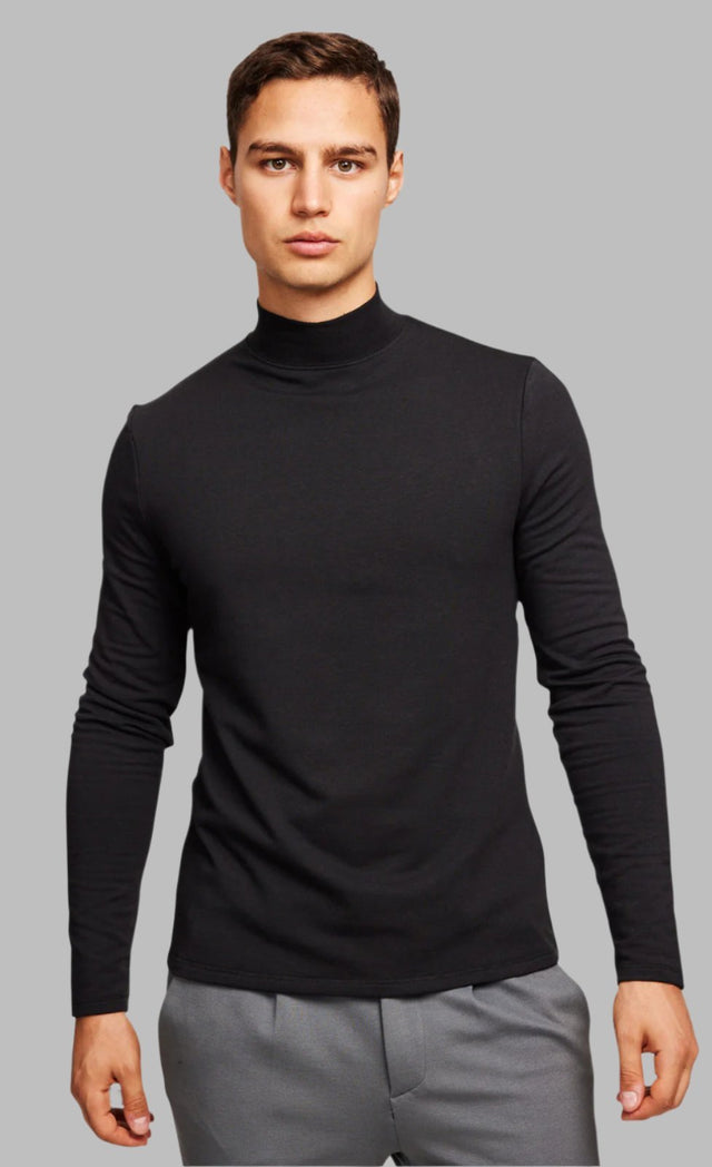 KIEFERMANN PULLOVER TURTLE NECK BLACK - Hombre Amsterdam