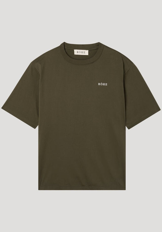 RÓHE MERCERISED LOGO FITTED T - SHIRT - Hombre Amsterdam