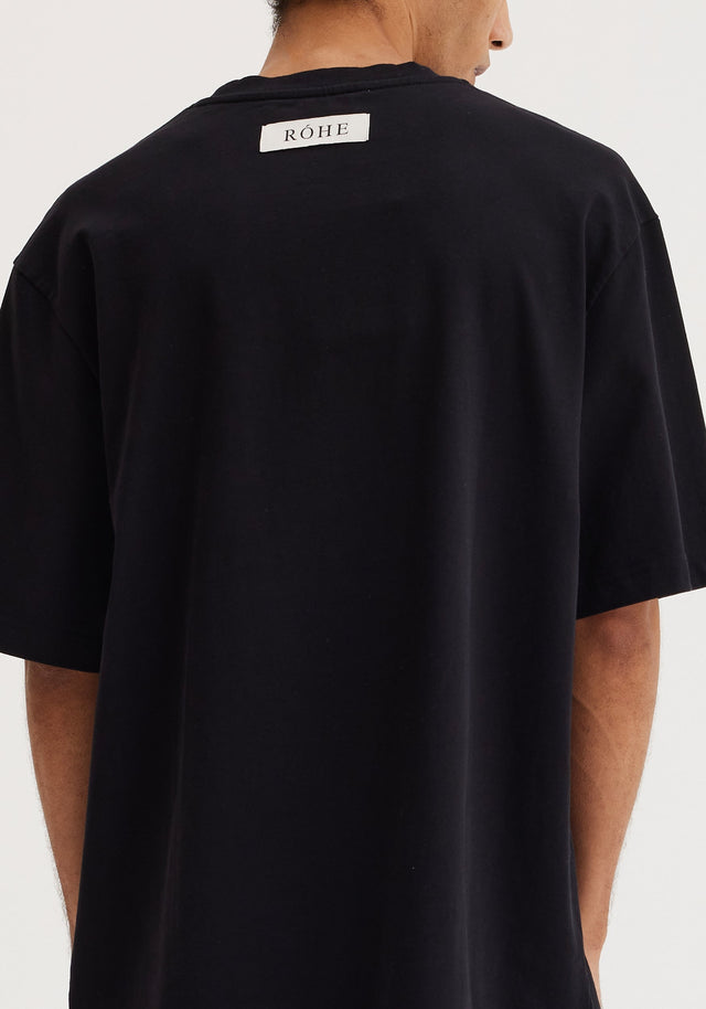 RÓHE OVERSIZED T - SHIRT BLACK - Hombre Amsterdam