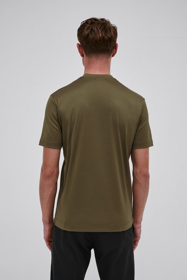 VALENZA INTERLOCK SUPIMA T - SHIRT ARMY GREEN - Hombre Amsterdam