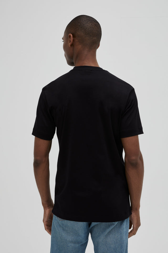 VALENZA INTERLOCK SUPIMA T - SHIRT BLACK - Hombre Amsterdam