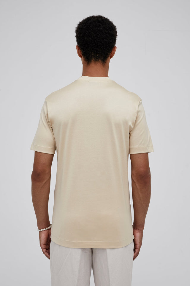 VALENZA INTERLOCK SUPIMA T - SHIRT DUSTY GOLD - Hombre Amsterdam