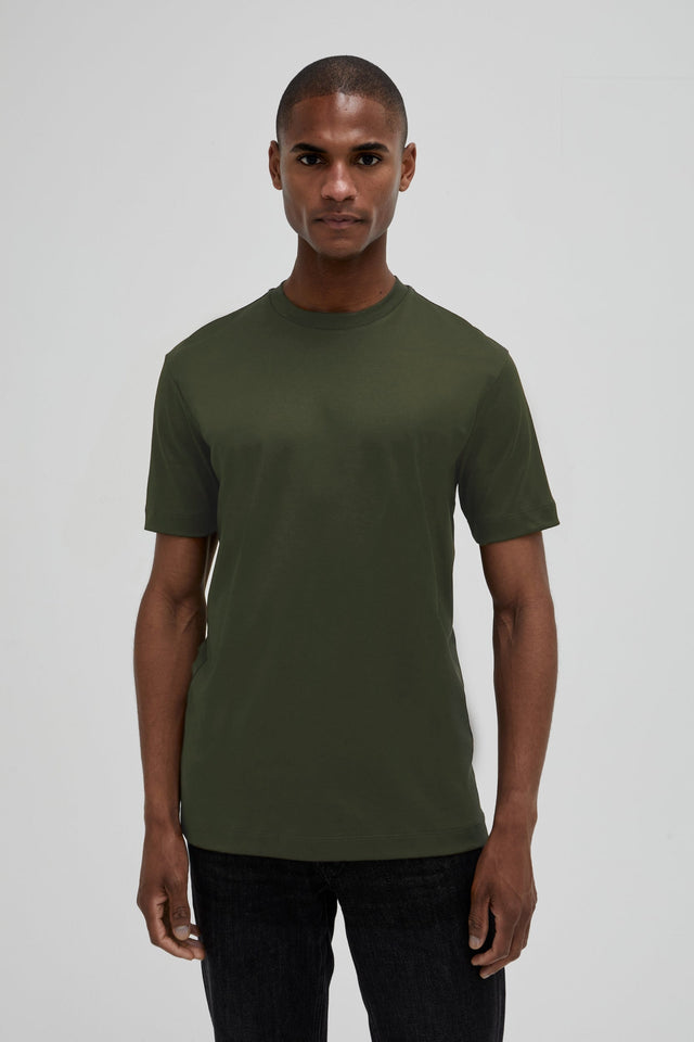 VALENZA INTERLOCK SUPIMA T - SHIRT GREEN - Hombre Amsterdam