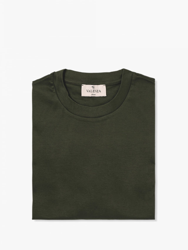 VALENZA INTERLOCK SUPIMA T - SHIRT GREEN - Hombre Amsterdam