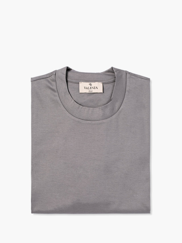 VALENZA INTERLOCK SUPIMA T - SHIRT GREY - Hombre Amsterdam