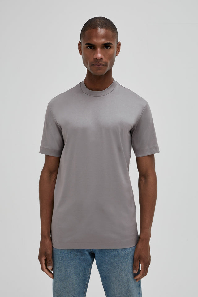 VALENZA INTERLOCK SUPIMA T - SHIRT GREY - Hombre Amsterdam