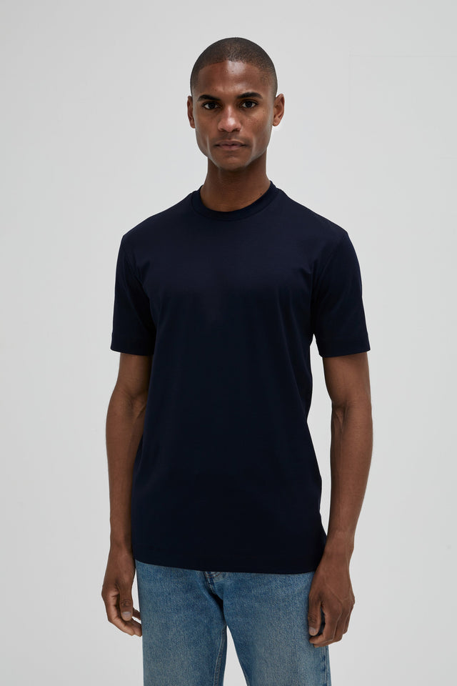 VALENZA INTERLOCK SUPIMA T - SHIRT NAVY - Hombre Amsterdam