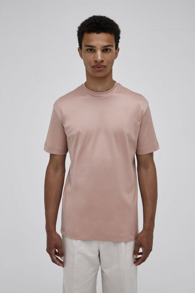 VALENZA INTERLOCK SUPIMA T - SHIRT TEA ROSE - Hombre Amsterdam