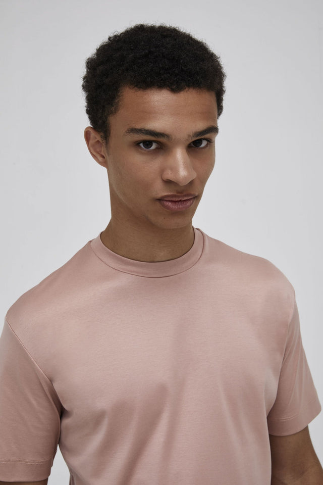 VALENZA INTERLOCK SUPIMA T - SHIRT TEA ROSE - Hombre Amsterdam