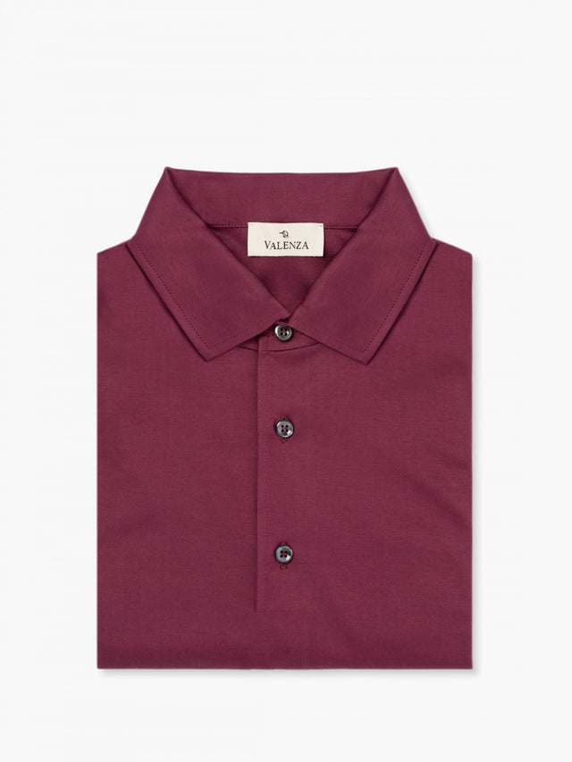 VALENZA SUPIMA POLO AUBERGINE - Hombre Amsterdam