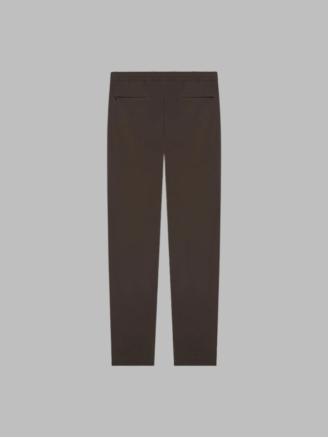 VALENZA TECH STRETCH TROUSER DARK BROWN - Hombre Amsterdam