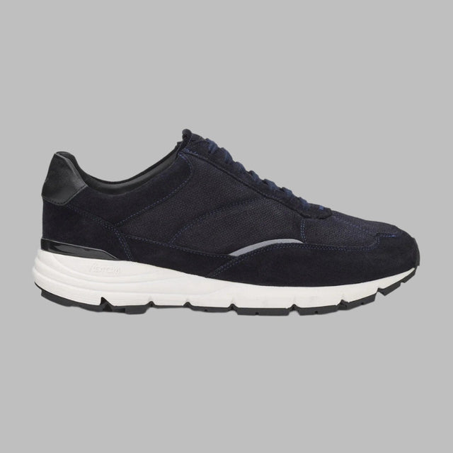 WAHTS LUXURY SUEDE RUNNER NIGHT BLUE - Hombre Amsterdam