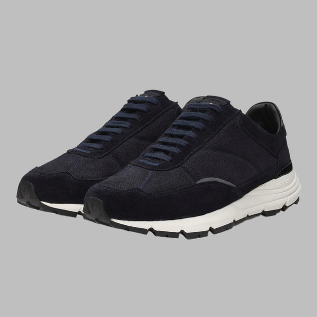 WAHTS LUXURY SUEDE RUNNER NIGHT BLUE - Hombre Amsterdam