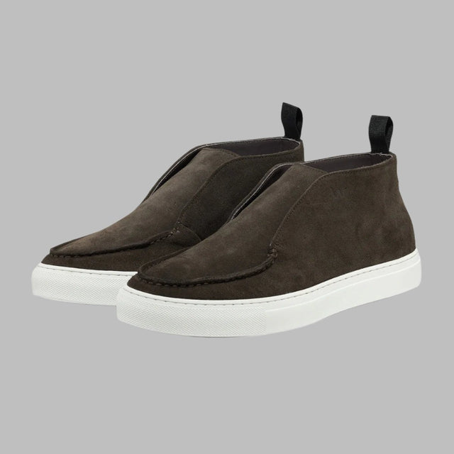 WAHTS MID TOP SNEAKER BROWN - Hombre Amsterdam