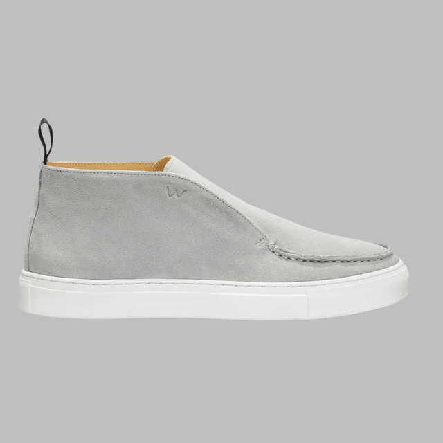 WAHTS MID TOP SNEAKER LIGHT GREY - Hombre Amsterdam