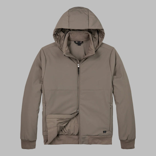 WAHTS PADDED JACKED TAUPE BROWN - Hombre Amsterdam