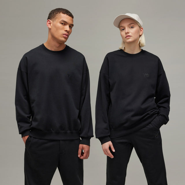 Y - 3 BRUSHED TERRY SWEAT BLACK - Hombre Amsterdam