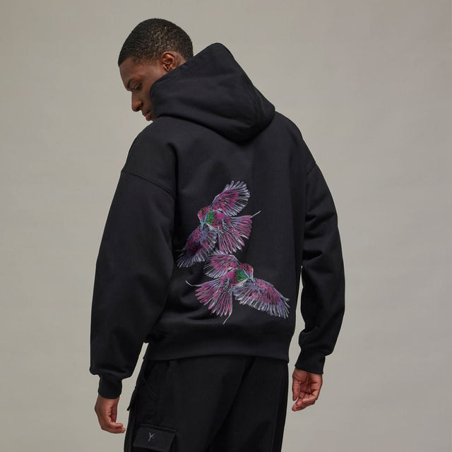 Y - 3 GRAPHIC HOODIE BLACK - Hombre Amsterdam