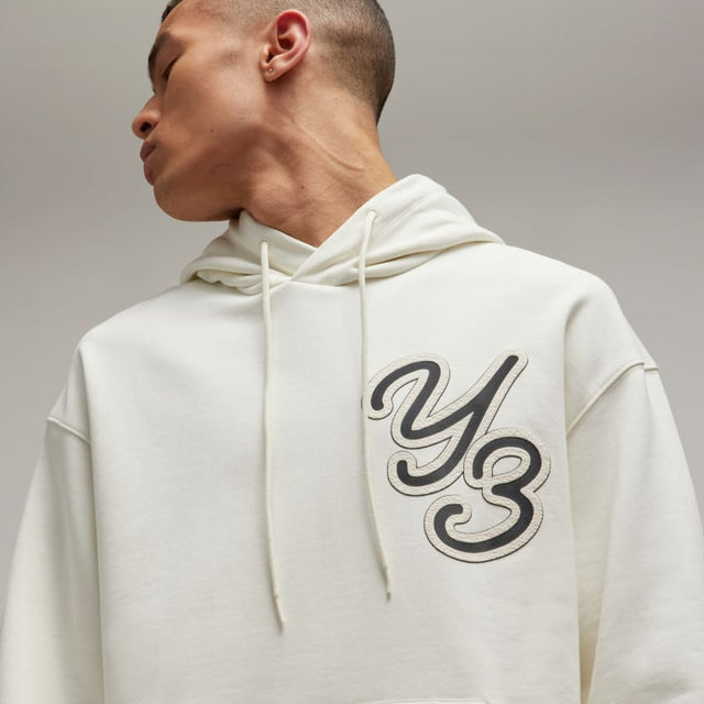 Y - 3 GRAPHIC LOGO HOODIE OFF WHITE - Hombre Amsterdam