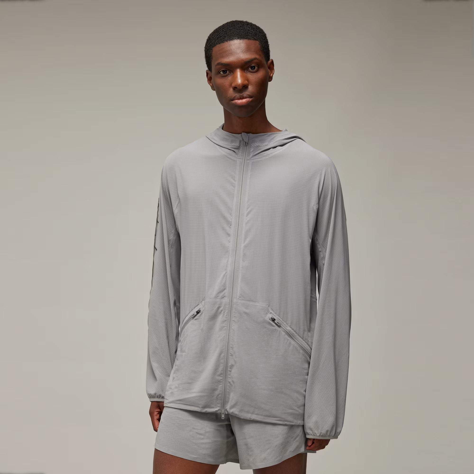 Y 3 RUNNING JACKET GREY Hombre Amsterdam