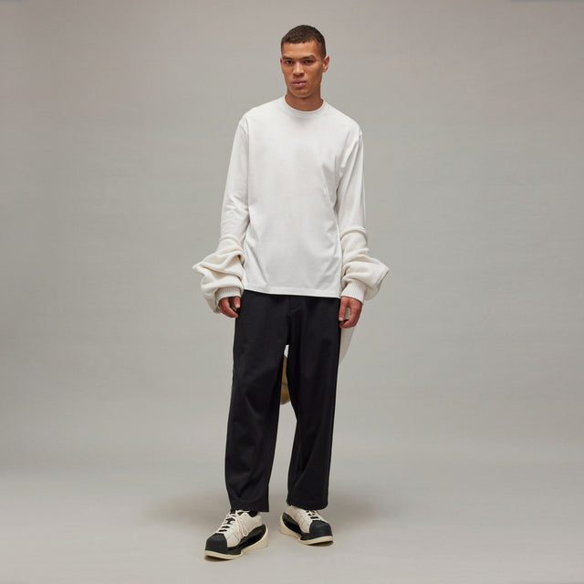 Y - 3 T - SHIRT LONG SLEEVES WHITE - Hombre Amsterdam